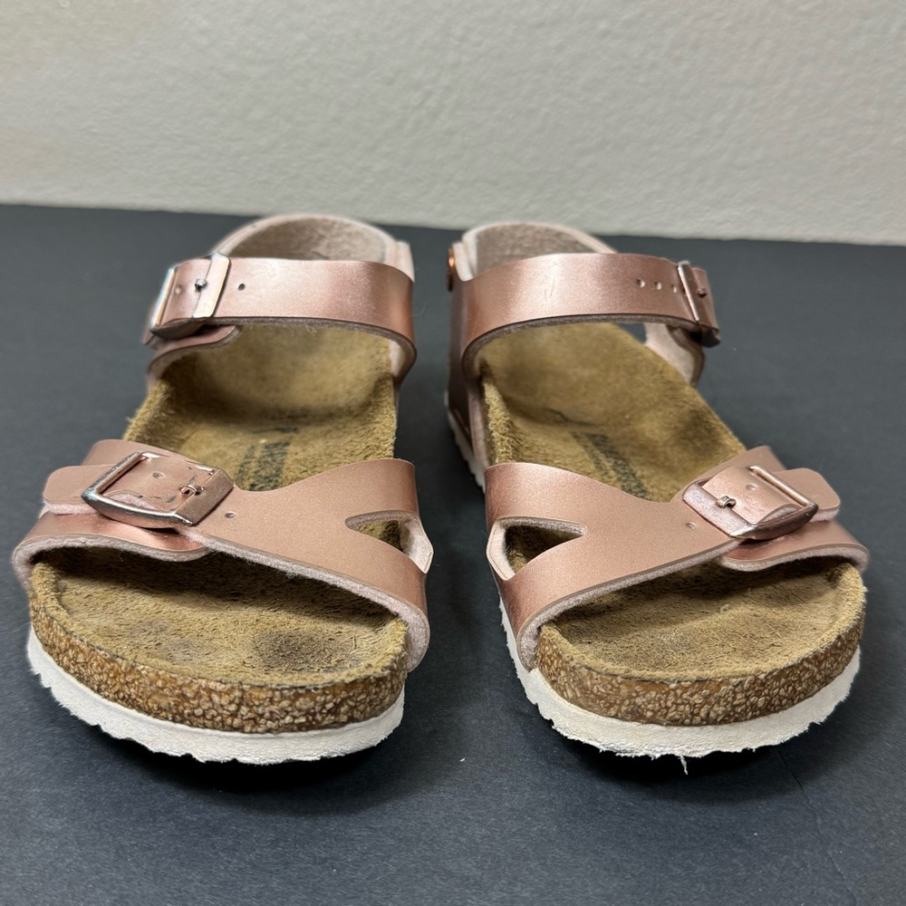 Birkenstock Kids Rio Sandals Rose Gold size US 13 - 13.5 - Picture 8 of 10
